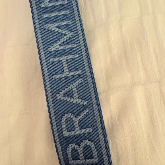 🤩NWT Brahmin Etta Aura Blue Mini Bag Wristlet Set